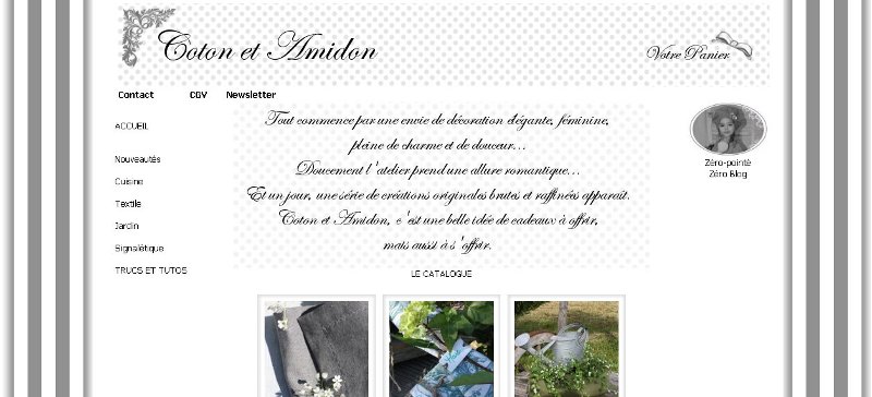 Coton et amidon